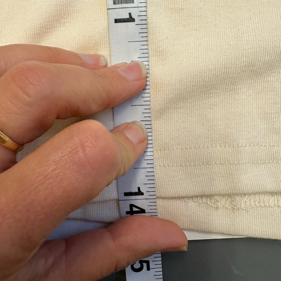 Fort Worth Texas western cowgirl short sleeve beige crop top women's Small - Picture 5 of 6